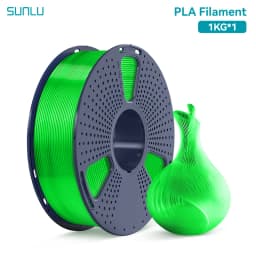 SUNLU 1KG PLA 3D Printer Filament 1.75mm Neatly Wound 3D Printing Filament Fit Most FDM 3D Printers, 1kg Spool (2.2lbs)