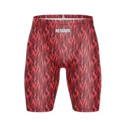 Summer Men's Pro Swim Jammer Athletic Practice Knee-Length Swimsuit Short New Swimming Trunks Beach Tights Shorts Surf Pants