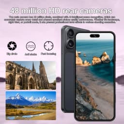 K-Touch NEW Smartphone Android 5G For 17 Pro Max Smart Mobile Phones Dual Sim 22G+2TB 7.3inch HD Cell Phone Face Unlocked 16+48MP 4G 5G Dual SIM 7800mAh Battery HOT