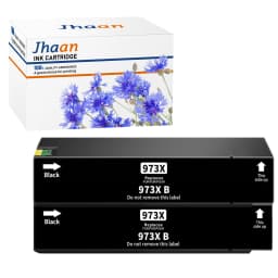 Jhaan 973X Ink Cartridges Compatible with HP 973X Cartridges HP PageWide Pro 352dn 452dn Pro 477dw 477dn 377dw MFP 552dw 577dw