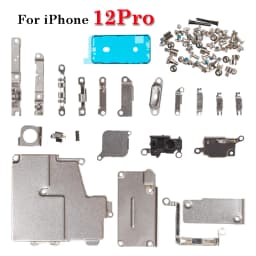 1set Full Inside Small Metal Parts Shield Plate Set Kit Holder Bracket For iPhone 6s 7 8 XS XR XS 11 12 13 14 15 16 Pro Max Plus