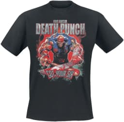 The Righteous Side of Hell Five Finger Death Punch T-Shirt Men Women Rock Band Graphic Tee Cotton Summer Streetwear Top