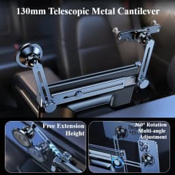 Hipacool Dual-position Car Screen Phone Holder Bracket Metal 360° Adjustable Stand for Tesla Model 3 Highland Y Car Accessories