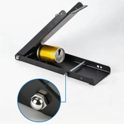 Lever Action Foot Operated Can Crusher Effort-Saving High-Efficiency Household Can Crusher Non-Slip Thickened Durable