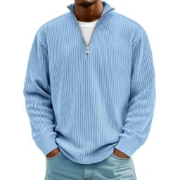 2026 Autumn Winter Half Zipper Sweatshir Men Solid Loose Casual Hoodie Stand Collar Long Sleeve Warm Sportswear Male Streetwear