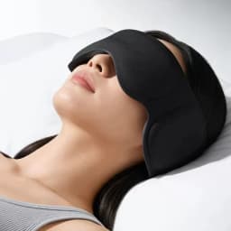 All Inclusive Weighted Eye Mask For Sleeping With Ear Cover 3D Blackout Gravity Sleep Patchs Eyeshade Sleepmask for Side Sleeper