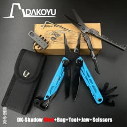 DAKOYU-Multi-functional Swiss Tool with Whistle, Outdoor Pliers, DKShadow Available In Multiple Colors, Outdoor Camping Equipmen