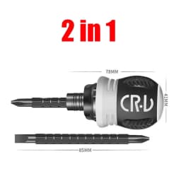 26 In 1 Ratchet Screwdriver Set Magnetic Dual-purpose Batch Head Telescopic Labor-Saving Screwdriver Hand Tool