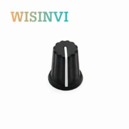 5PCS Color Rubber Half Shaft Knob Diameter 16 MM Height 19 MM Rubber Potentiometer Knob 180 Degree D-Shaped Inner Hole 6 MM