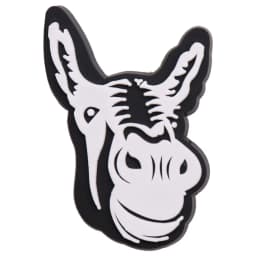 1Pcs Horse Black White Animals Lion Tiger Wolf PVC Shoes Decorations Buckle Charms Fit Cool Kids Party Gift