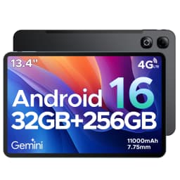 DOOGEE Tab G6 Max 2 in 1 Tablet PC 32GB 256GB 13.4'' FHD+ Display Android 16 Gemini AI 11000mAh 7.7mm Ultra-thin Widevine L1