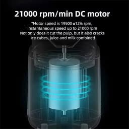Portable Blender Bottle Electric 6 Blades Multifunction Juice Blender Fresh Juice Smoothie Blender Ice CrushCup Food Processor