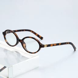 Unisex Retro Oval Eyeglass Frame Transparent Anti-blue Light Computer Glasses Optical Spectacle Frame for Men Women