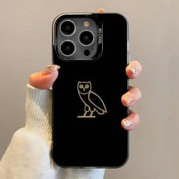 D-Drake O-OvO OWL Phone Case For iPhone 17 16e 16 15 14 13 12 11 mini Pro Max X XR XSMAX 8 7 Air Plus Anti Fall Matte Back Cover