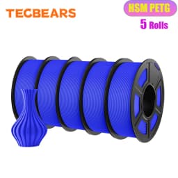TECBEARS High Speed Matte PETG 3D Filament 1.75mm PETG Multi Color Combination Set FDM 3D Printer Materials DIY Gift 1KG/1Roll