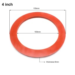 3PCS Silicone Gaskets for Vacuum Casting Machine High Temperature Seals Jewellery Tools