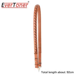 EverToner Leather Bag Strap Handbag Handles For Woman Bag Strap With Golden Buckles DIY replacement Bag Accessories