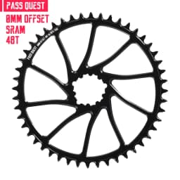 Round Oval 0mm Offset For SRAM Gx XX1 Eagle GXP PASS QUEST Crankset Round MTB Narrow Wide Chainring 28T 30T 32T 34T 36T 38T