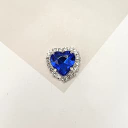 10PCS Heart Shaped Flatback Rhinestones Button Crystals Glass Jewelry Making Sewing On With Silver Bottom Stones For Clothes Diy