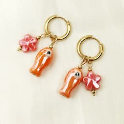 Cute Octopus Earrings Creative Glass Octopus Long Drop Earrings Unqiue Marine Series Design Earrings Wholesale Custom Packaging