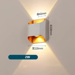 Waterproof IP65 Outdoor Wall Light Aluminium 10W LED Wall Lamp Sconce Balcony Garden Decoration Lighting Lamp AC110V 220V
