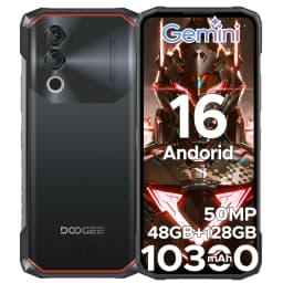 DOOGEE Blade10 Power Rugged Phone Gemini AI 6.6" Display 10300mAh Battery 48GB RAM(8+40) 128GB ROM Android 16 SmartPhone