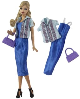 1 Set Doll Clothes 1:6 Scale Dress Outfit for 11.5 Inch 30cm Doll Many Style for Choice Gifts for Girls Doll Accessories #5