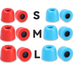 1/3/6Pairs Replacement Soft Memory Foam Earbuds Tip Noise Isolating Ear Pads Foam Eartips for 4.5mm Nozzle in-Ear Earphones