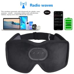 SYPVRY Bluetooth Sleep Eye Mask With Headphones - Boasting 3D Sleep Headphone Technology for Enhanced Comfort Bluetooth Eye Mask