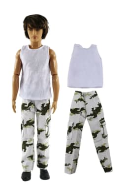 1 Set Doll Clothes Outfit for 12 inch Ken Doll Many Style for Choice A02