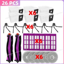 Fit For ( Eureka J15 EVO Ultra, Midea VCR V15 EVO Ultra ) Vacuum Parts Main Roller Side Brush HEPA Filter Mop Cloth Dust Bag