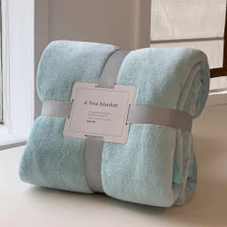 Solid Color Soft Flannel Sofa Throw Blanket Cozy Multi-Purpose Plush Blankets for Bed Travel Office Nap Single Double Bed Sheet