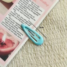 Solid color 3cm baby bb clip shiny and fashionable cute small hair clip side hair breaking bang clip