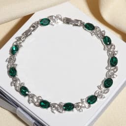 Water Drop Silver Color Bracelet Women\'s Extended 8 Color Zircon Gift Fashion Bracelet