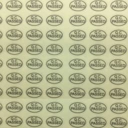 Size 9x13mm Oval QC PASSED Stickers  Inspection Qualified QC PASSED Label Quality Control Passed Sticker Label 2700pcs/pack