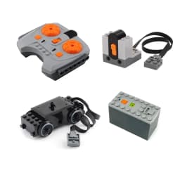 Technical MOC 88002 Train Motor Kit with IR Remote Control Compatible for 10219/10254 PF Models