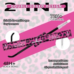 DIY Individual Eyelash Extension Kit Thick Volume Lash Clusters D Curl with Bond and Seal Tweezers Halloween Christmas Gift