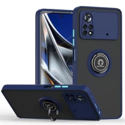 Shockproof Magnetic Phone Case For Xiaomi Poco X6 Pro 5G M6 X5 5G X3 NFC M3 M4 Pro 4G F4 GT Holder Cover For Poco F6 Pro Cover