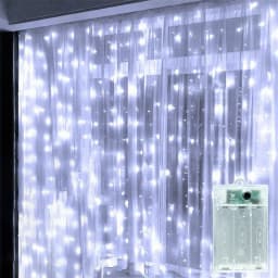 Battery Operated Home Decoration Curtain LED String Lights Fairy Lights Bedroom Wedding Birthday Party Decorations 3/6M