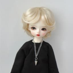 Doll Wigs JD075 1/6 1/8 1/4 1/3 Short Boyish Cupid Curls Synthetic Mohair BJD Wigs 5-6' 6-7' 7-8' 8-9' OB11 YOSD Doll Hair
