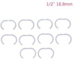 10pcs Segment Rings Solar Tube Stainless Steel Corrugated Pipe DN16 DN20 DN25 DN32 Union Nut Solar Power Supplies Home