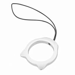 Super Light Aluminum Alloy Cute Finger Ring Phone Lanyards Strap Keychain Lanyard for Keys