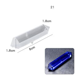 Quartz Shard Crystal Silicone Mold Point Mould Epoxy Resin UV Resin Craft Supplies UV Resin Epoxy Mold DIY Jewelry Pendant