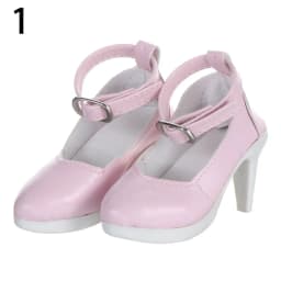 New 11 Styles 7.8CM Doll DIY Wearing PU Leather 60cm Doll Boots Fabric Shoes Play House Accessories Differents Color