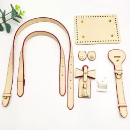 DIY Crochet Bag Making Kit Bag Base Bottom with Handle Extension Shoulder Straps Hardware Accessories for Knitting Tote Handbag