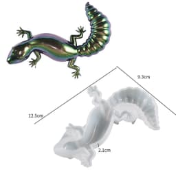 3D Lizard Silicone Molds DIY Handmade Home Art Decoration Ornament Epoxy Resin Mold Animal Frog Snail Making Plaster Mould