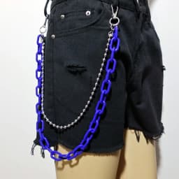Punk Waist Chain Belt Silver Trousers Chain for Women Jeans Belt Chain for Pants Cool Metal Rock Chain Hiphop Summer Jewelry