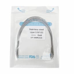 10pcs/pack Dental Orthodontic Stainless Steel Round/Rectangular Wire Ovoid Form Dentist Material Dental Arch Wire
