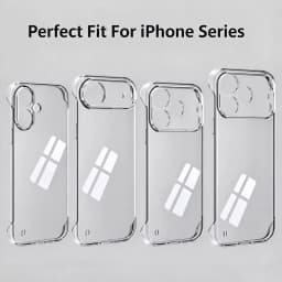 Frameless Slim Clear Transparent Plastic Hard PC Phone Case For iPhone 18 17 16 15 14 Plus 13 12 Mini 11 Pro Max 16e Air Cover
