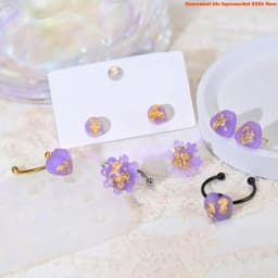 E06E Designs and Craft Supplies Unique Elegant Earrings with Versatile Silicone Mould for Jewelry Lovers Daily Use